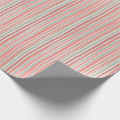 Willekeurige strepen ontwerp cadeaupapier (Hoek)