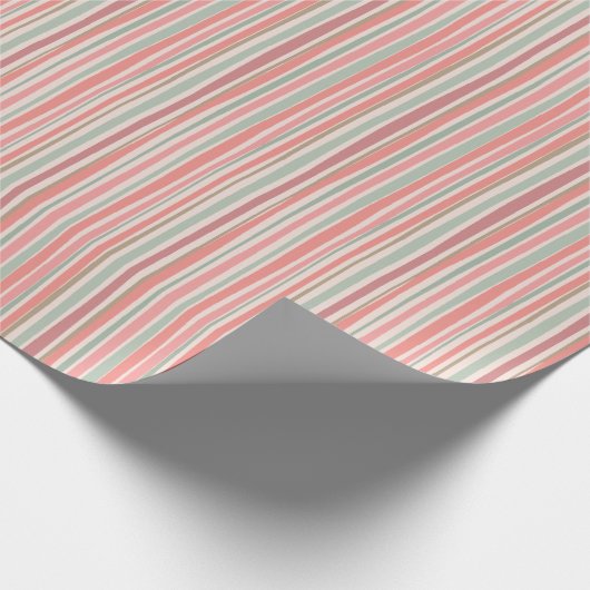 Willekeurige strepen ontwerp cadeaupapier (Hoek)