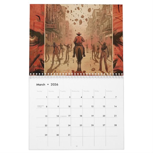 Willekeurige strips kalender (Mar 2026)