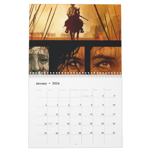 Willekeurige strips kalender (Jan 2026)