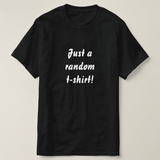 Willekeurige T-shirt (Design voorkant)