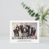 Willekeurige tekst Zakelijk Promotie 2 Foto Vakant Aankondigingskaart (Staand voorkant)