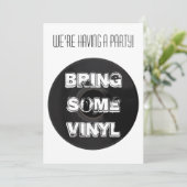 Willekeurige uitnodiging van een of andere VINYL-p (Staand voorkant)