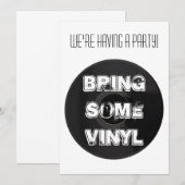 Willekeurige uitnodiging van een of andere VINYL-p (Voorkant / Achterkant)