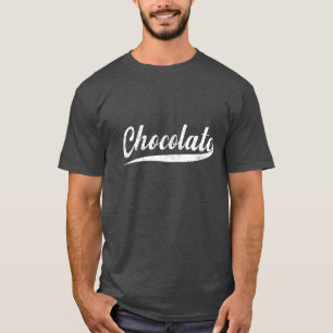 Willekeurige Varsity - Chocolade T-shirt