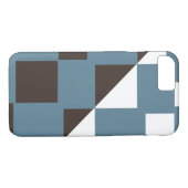 Willekeurige vierkantjes (Chocolate vanilla mix ve Case-Mate iPhone Case (Achterkant (Horizontaal))