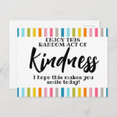 Willekeurige vriendelijkheid briefkaart (Voorkant / Achterkant)