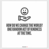 Willekeurige vriendelijkheid sticker (Vel)