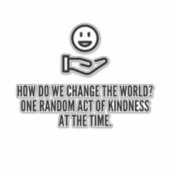 Willekeurige vriendelijkheid sticker (Voorkant)