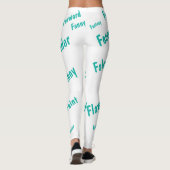 Willekeurige woorden leggings (Achterkant)