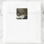 Willem Claesz Heda Banquet Piece met Ham Vierkante Sticker (Tas)
