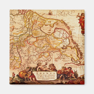 Willem Janszoon Blaeu Antiek German Map Magnet