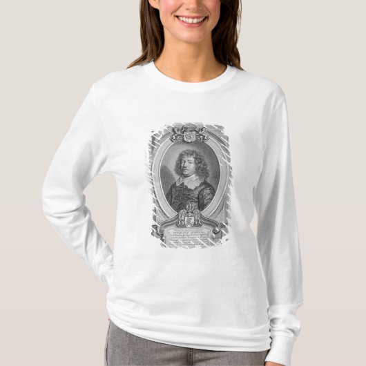Willem Ripperda (1600-69) van 'Portraits des Homm' T-shirt (Voorkant)