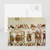 Willem, Robert de Mortain en bisschop Odo Briefkaart (Voorkant / Achterkant)