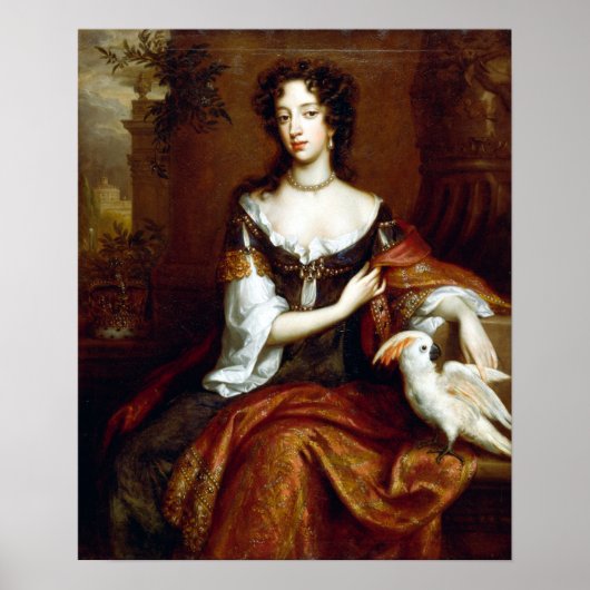 Willem Wissing Mary of Modena Poster (Voorkant)