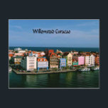 Willemstad Curacao Briefkaart<br><div class="desc">Het waterfront in Willemstad Curacao</div>