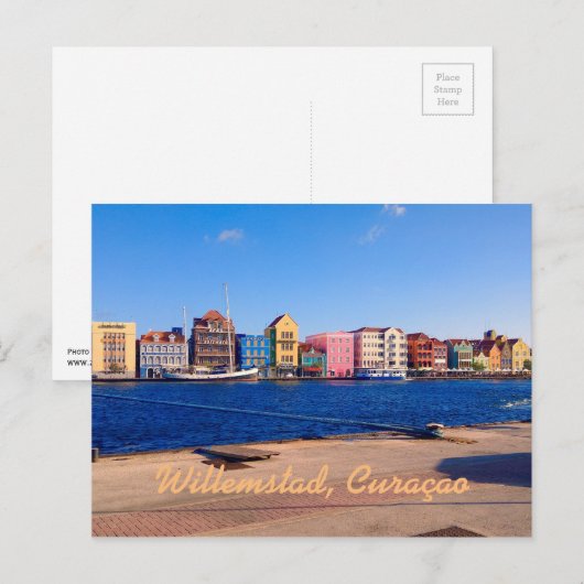 Willemstad, Curaçao Briefkaart (Voorkant / Achterkant)