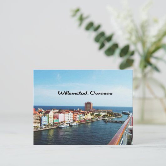 Willemstad Curacao Briefkaart (Staand voorkant)