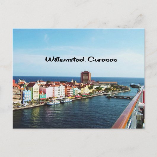 Willemstad Curacao Briefkaart (Voorkant)