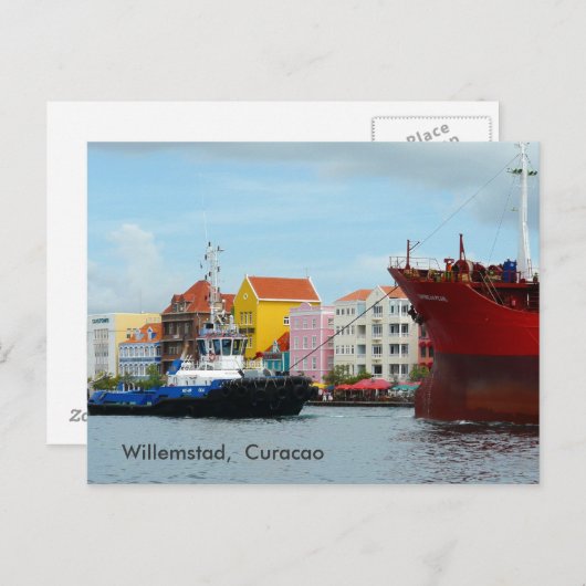 Willemstad, Curacao Briefkaart (Voorkant / Achterkant)