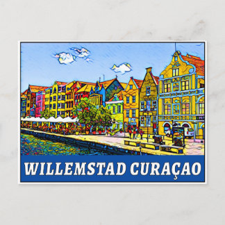 Willemstad Curaçao Caribbean Zee Curaçao Briefkaart