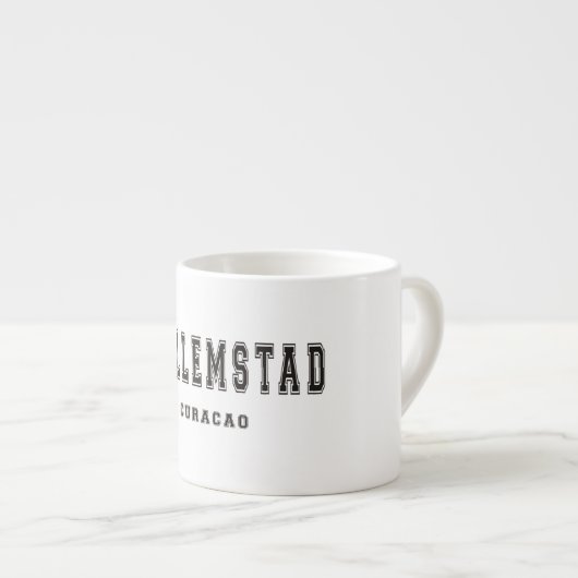 Willemstad Curacao Espresso Kop (Voorkant rechts)