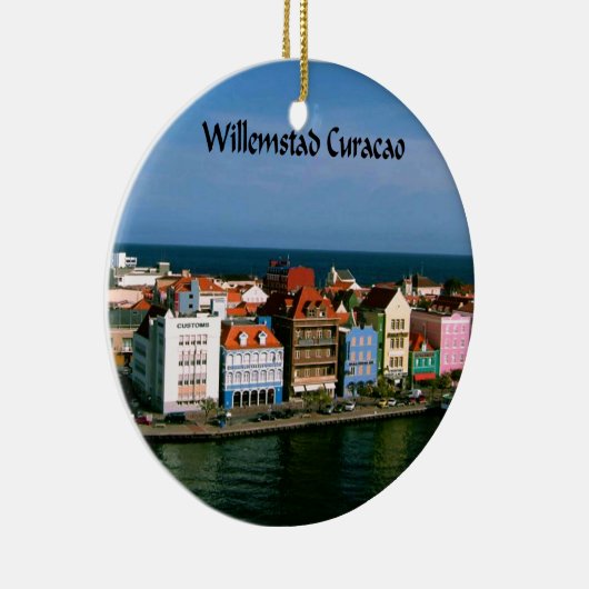 Willemstad Curacao Keramisch Ornament (Rechts)