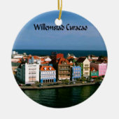 Willemstad Curacao Keramisch Ornament (Voorkant)