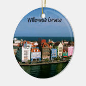 Willemstad Curacao Keramisch Ornament (Links)