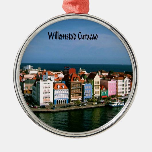 Willemstad Curacao Metalen Ornament (Voorkant)