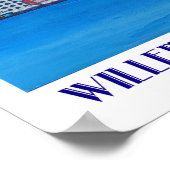 Willemstad Curacao Retro Poster (Hoek)