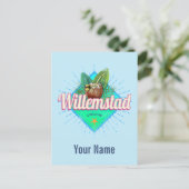 Willemstad Curacao Vacation Caribisch gebied Feestdagenkaart (Staand voorkant)