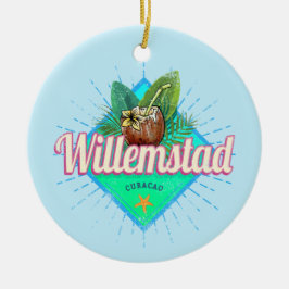 Willemstad Curacao Vacation Caribisch gebied Keramisch Ornament
