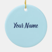 Willemstad Curacao Vacation  Caribisch gebied Keramisch Ornament (Achterkant)