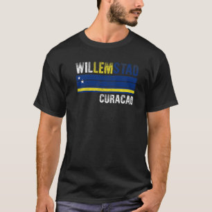 Willemstad Curacao Vlag Mannen Vrouwen Kinderen T-shirt