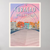 Willemstad: De kleurrijke schoonheid van Curaçao Poster (Voorkant)