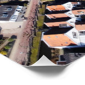 Willemstad in Nederland met moderne haven. Perfect Poster (Hoek)