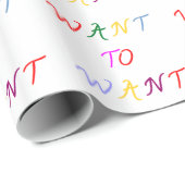 willen willen multicolor cadeaupapier (Rol Hoek)