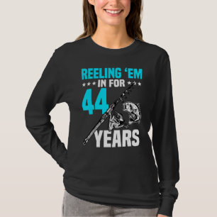 Willen ze in voor 44 jaar verjaardag 44e dag cel t-shirt