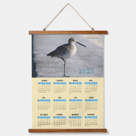 Willet Piper Bird Wall Kalender Hangend Wandkleed