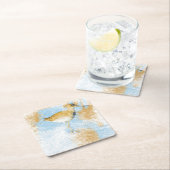 Willet Shorebird Artwork Beach & Coastal Living Kartonnen Onderzetters (Insitu)