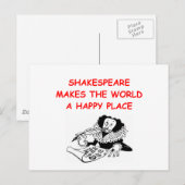 williaanse shakespeare briefkaart (Voorkant / Achterkant)