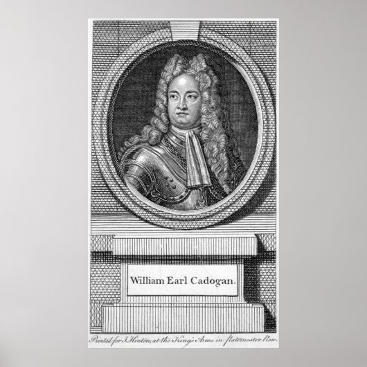 William, 1st Earl Cadogan Poster (Voorkant)