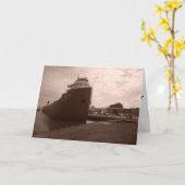 "WILLIAM A. IRVIN in Sepia" Beterschap Kaart (Gele Bloem)