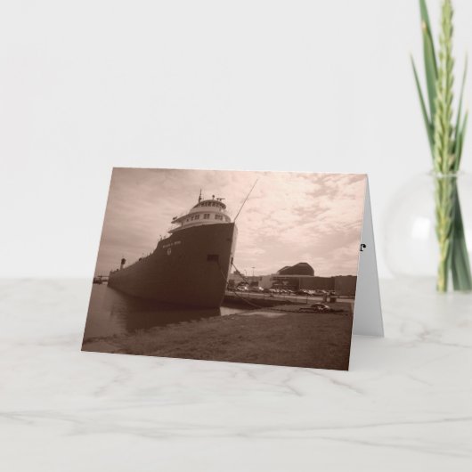 "WILLIAM A. IRVIN in Sepia" Beterschap Kaart (Voorkant)