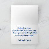 "WILLIAM A. IRVIN & Vissersboten" Beterschap Kaart (Binnen)