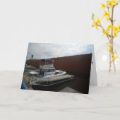 "WILLIAM A. IRVIN & Vissersboten" Beterschap Kaart (Gele Bloem)