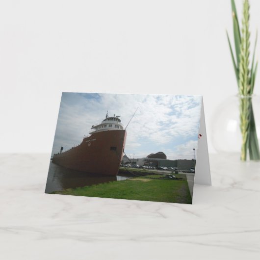 "WILLIAM A. IRVIN" Wenskaart voor beterschap Kaart (Voorkant)