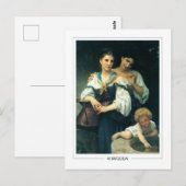 William-Adolphe Bouguereau #15 - Fijne Kunst Briefkaart (Voorkant / Achterkant)