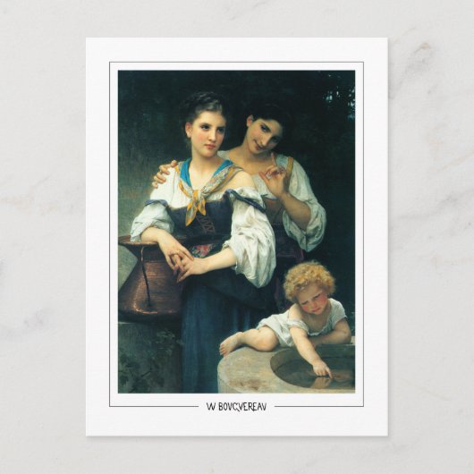 William-Adolphe Bouguereau #15 - Fijne Kunst Briefkaart (Voorkant)